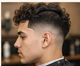 Illustrative artwork for mens haircuts offered by Yesi