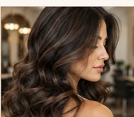 Illustrative artwork for womens haircuts offered by Yesi